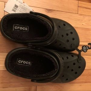Croc lined shoes